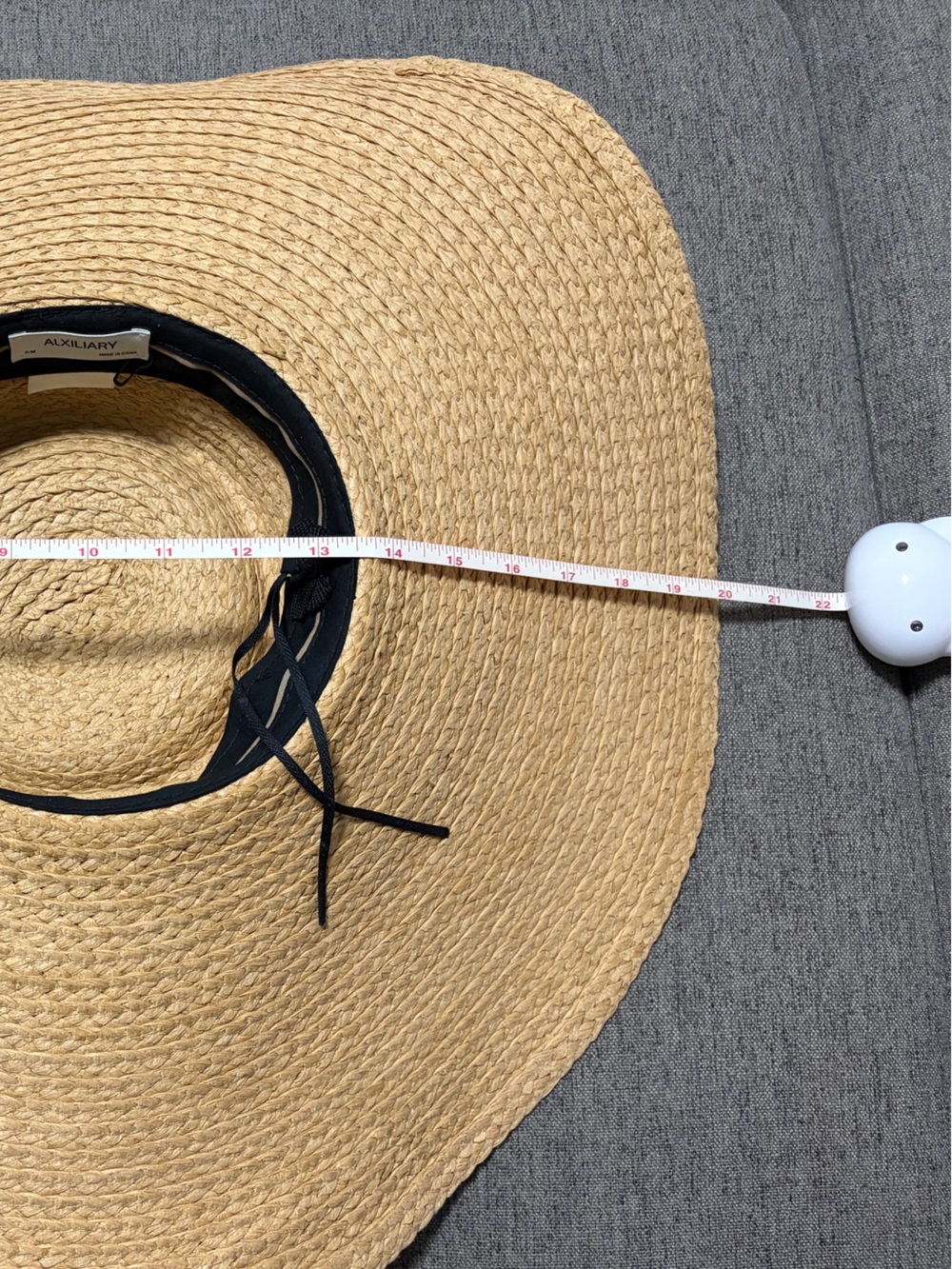 Auxiliary Tan Woven Wide-Brim Sun Hat - Picture 3 of 7